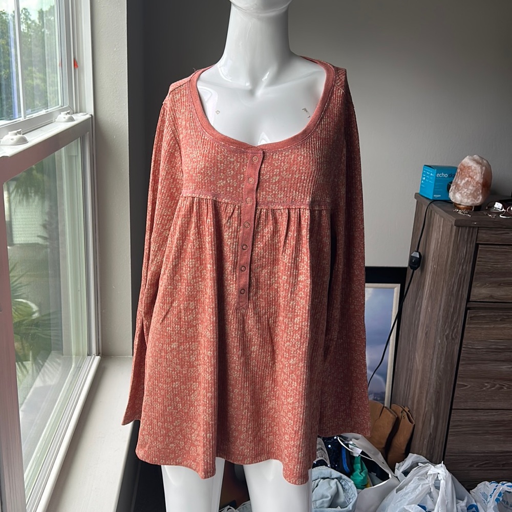 NWT LUCKY BRAND SHIRT TOP BLOUSE SIZE XL MSRP $49.50